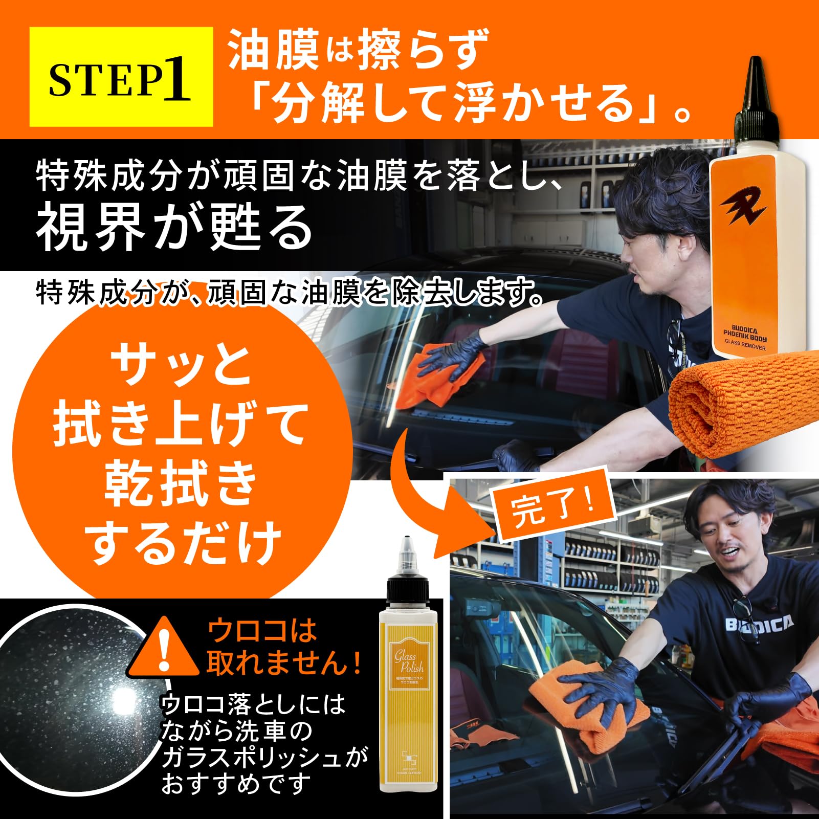 Amazon.co.jp: ながら洗車: イージーガラスセット